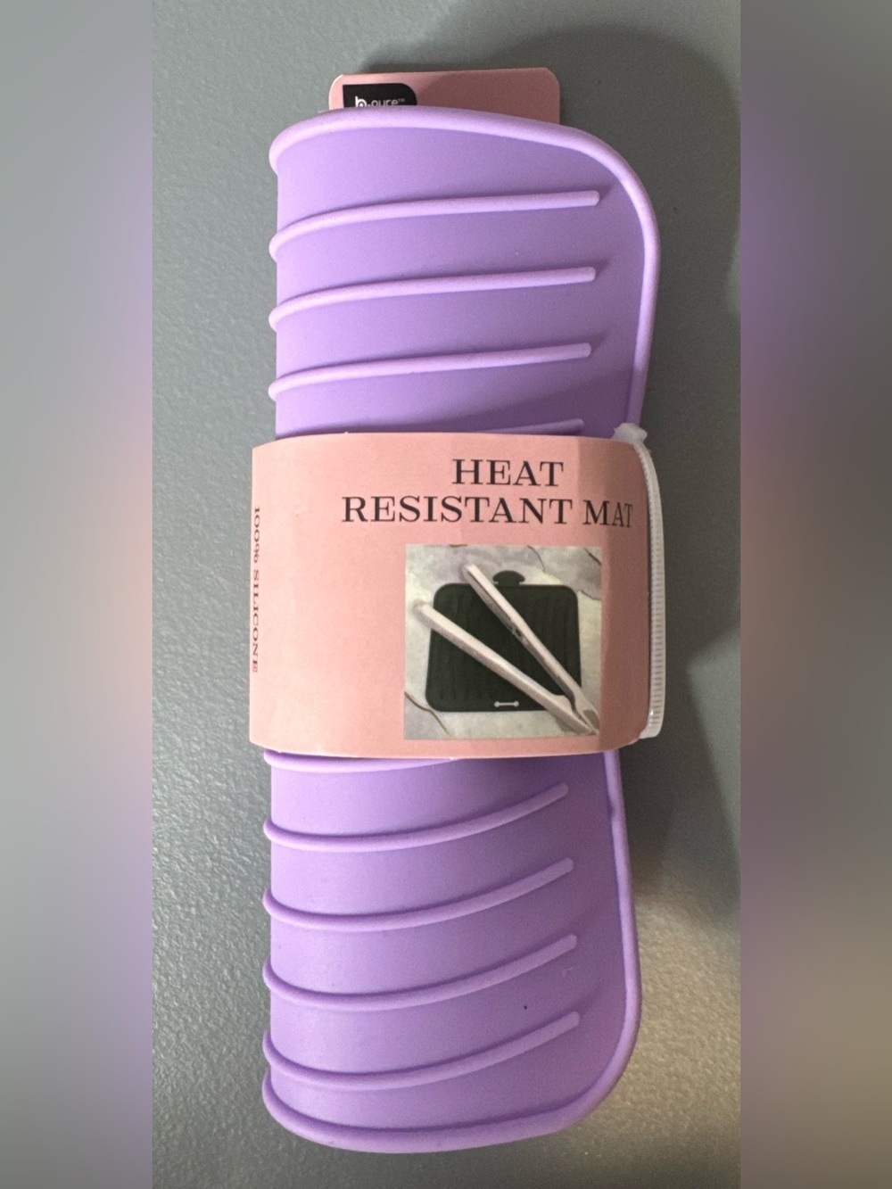 Heat Resistant Mat - Hot Purple Silicone hot tools mat